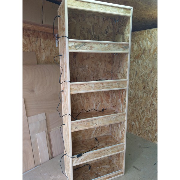 Batterie OSB de 5 terrariums Aquabiance