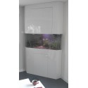 Aquarium et meuble d'angle 350 litres