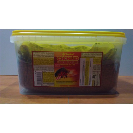 Cichlid carnivore medium pellet 5 litres - 1.80 kg