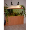 Aquarium d'angle 350 litres et meuble