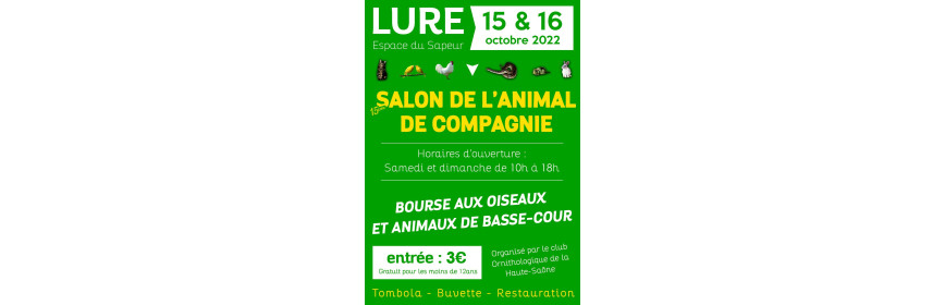 Salon Lure (70) oiseaux et terra